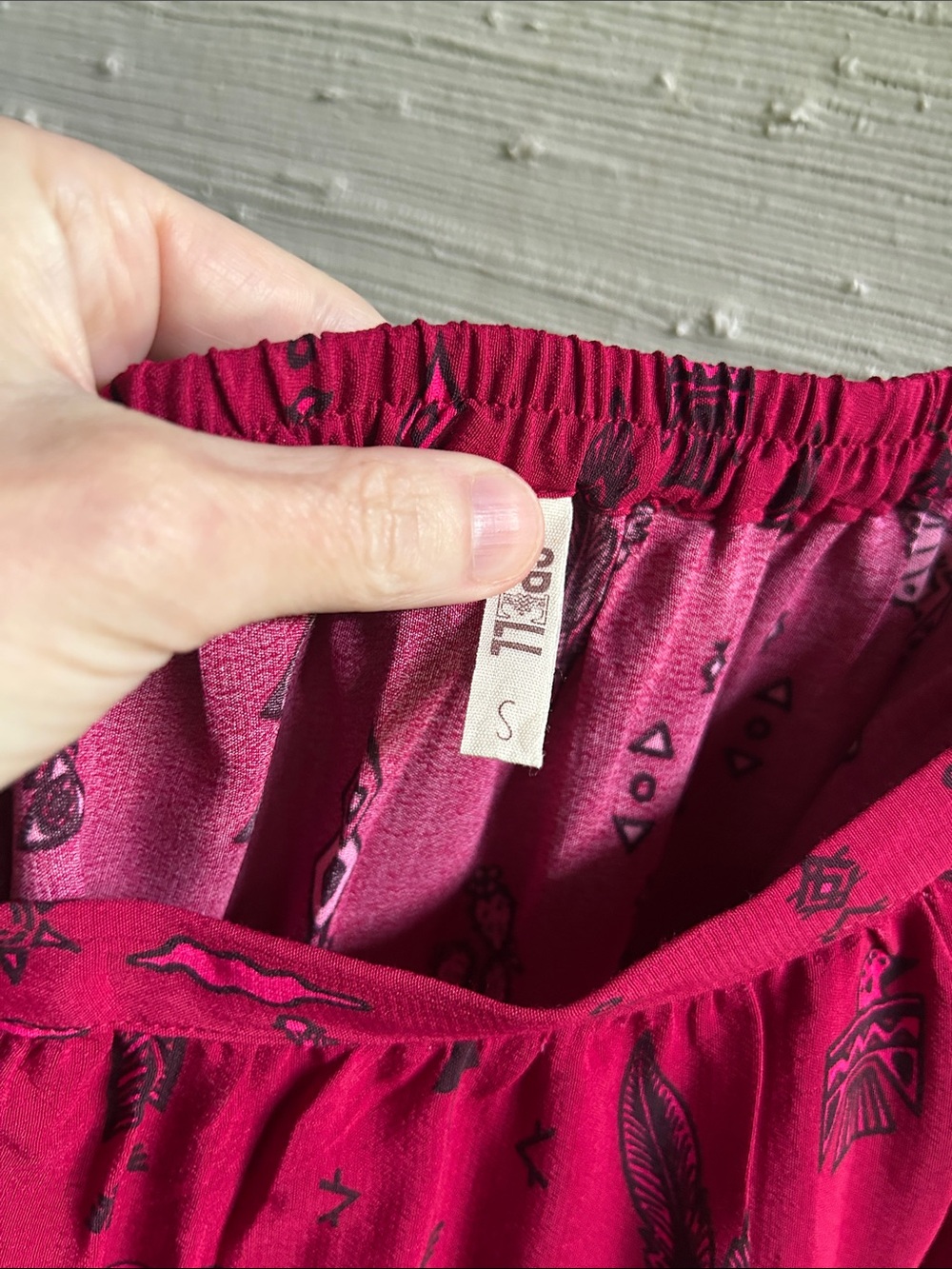 Trade Listing ❤️ Spell magenta phoenix skirt - Picture 6 of 6